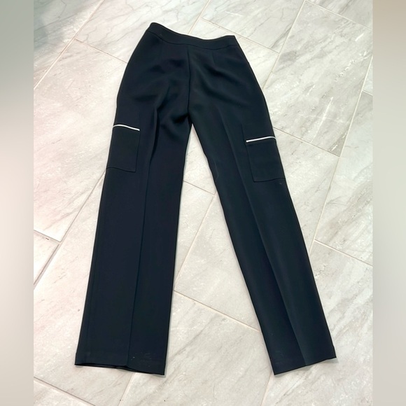 ABS Allen Schwarz,Unique Black Cocktail Utility Pant,Excellent Condition,Size XS - Picture 5 of 13